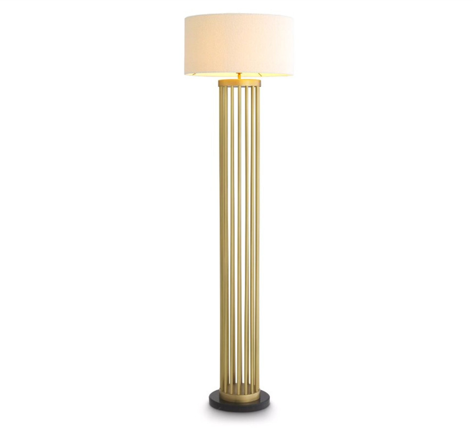 Торшер Eichholtz Condo 30 x 55 x h188 см, с отделкой под античную латунь и мрамор