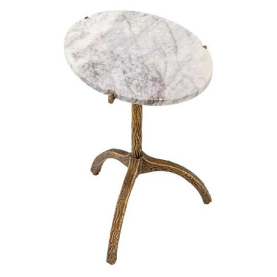 Приставной столик Cortina Oval Eichholtz Tables And Desks 45,5 x 34,5 x 58h nc99541