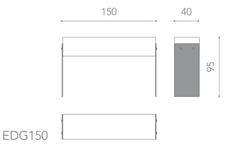 Размеры Консоль Asnaghi Edgar