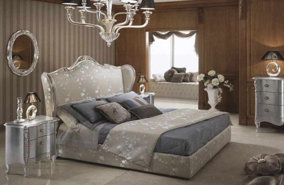 Кровать Silver Piermaria Home collection Silver