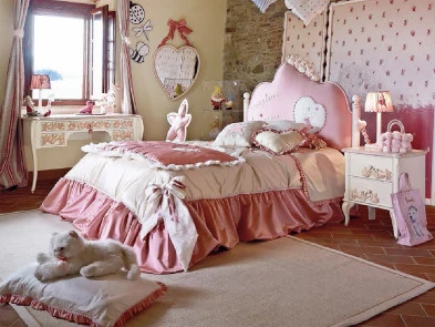 Кровать Nuvola con cuori Volpi Classic 5024/M + 6101/m