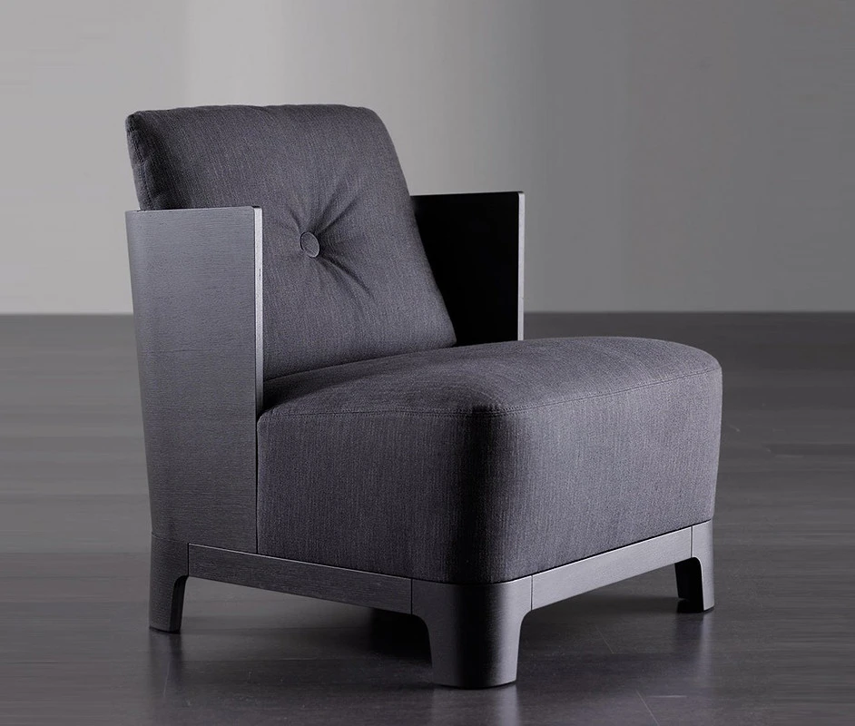 Кресло Meridiani Live Keeton wood poltroncina