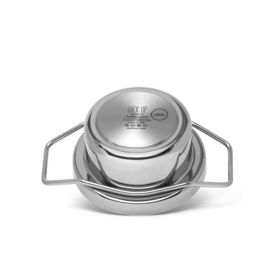 Кастрюля с крышкой KNIndustrie BACK,UP, 1,5 л, глянцевая сталь