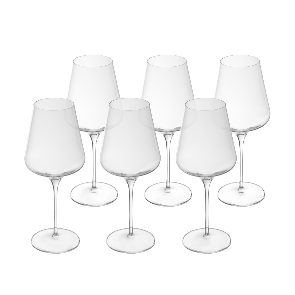 Комплект из 6-ти бокалов для красного вина SchonhuberFranchi Bordeaux, Q2 Collection, 650 мл, стекло