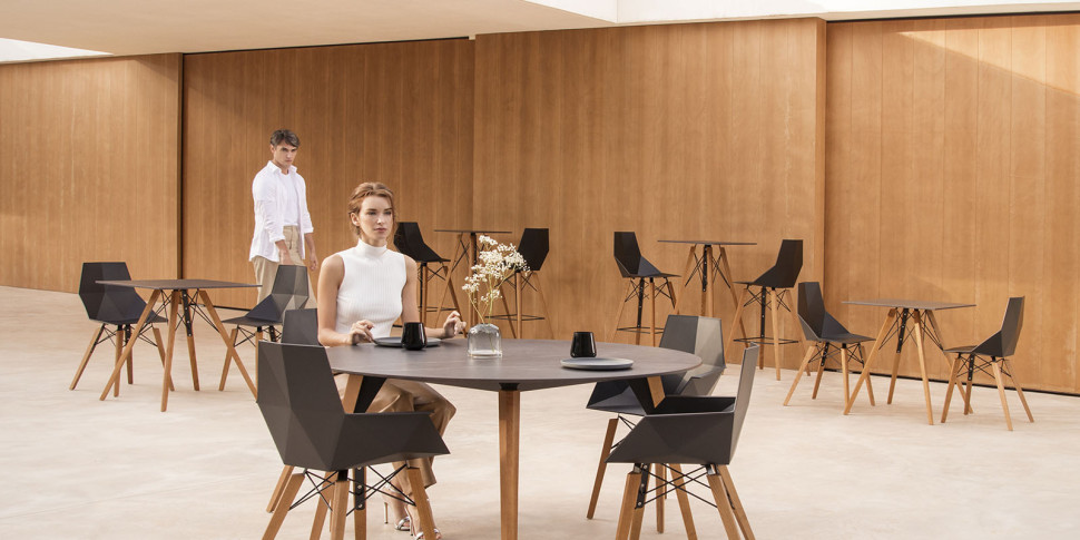 Барный стул Vondom Faz Wood