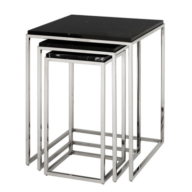 Приставной столик Byron (3 штуки) Eichholtz Tables And Desks 50 x 50 x 65h nc51323