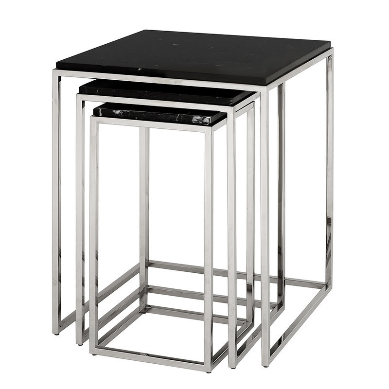 Приставной столик Byron (3 штуки) Eichholtz Tables And Desks 50 x 50 x 65h nc51323