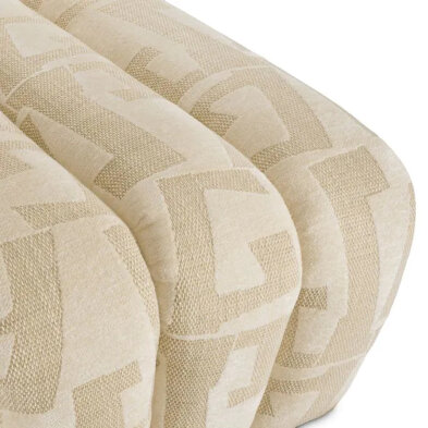 Банкетка Eichholtz Eastborne 144 x 60 x h43 см, в ткани цвета Бруклинского песка