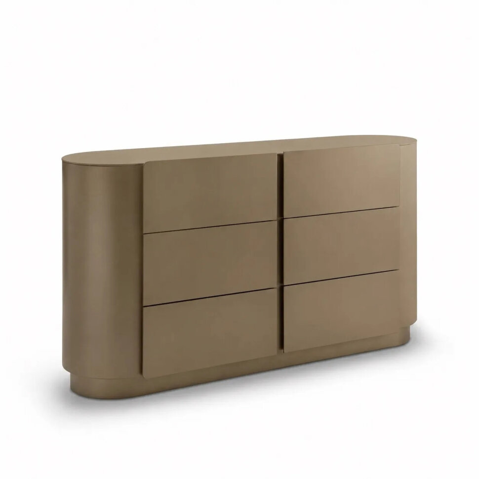 Комод Fratelli Barri Loreto 150 x 42 x h85 см, матовый лак цвета латунь