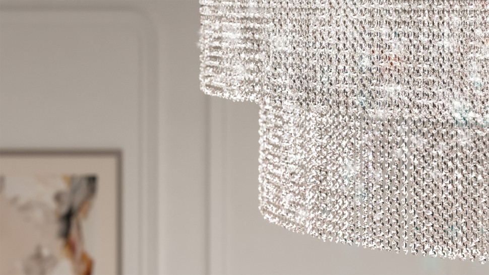 Светильник люстра Masiero Galassia R2 SNG