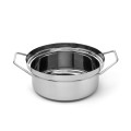 Кастрюля с крышкой KNIndustrie BACK/UP, 3 л, глянцевая сталь