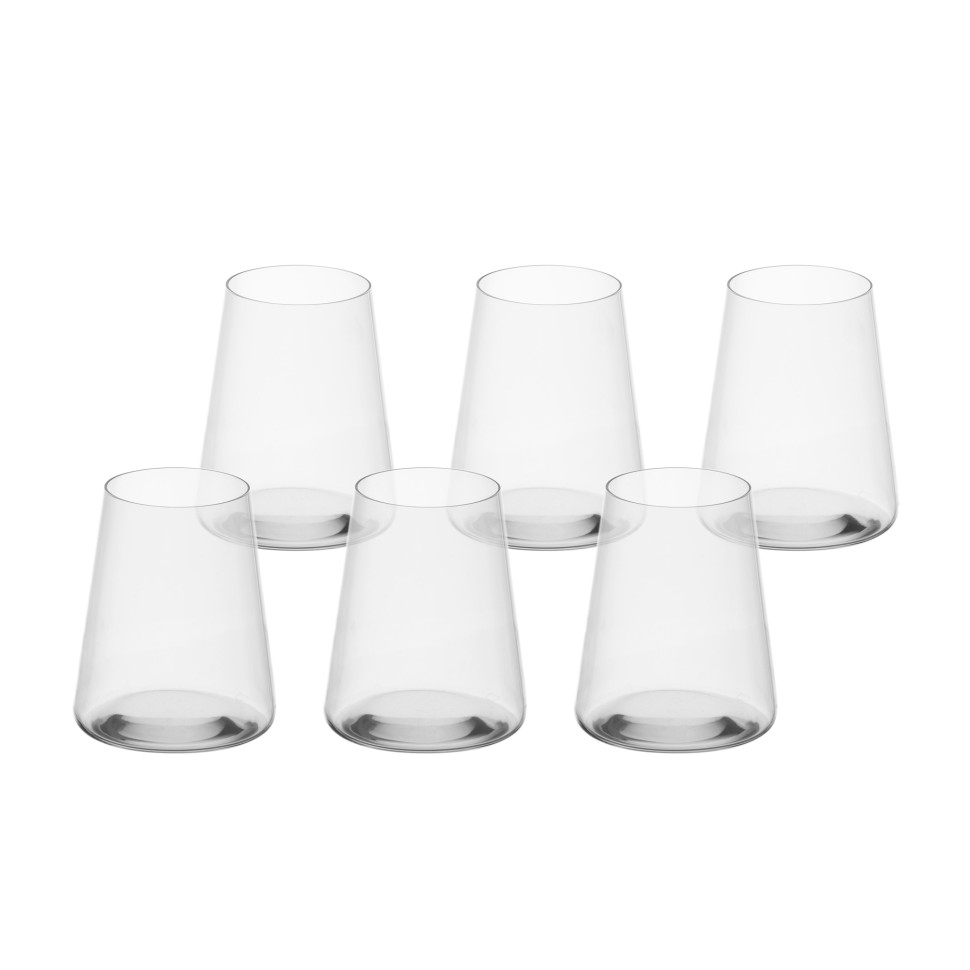 Комплект из 6-ти стаканов для воды SchonhuberFranchi Q2 Collection, Point Collection, 515 мл, стекло