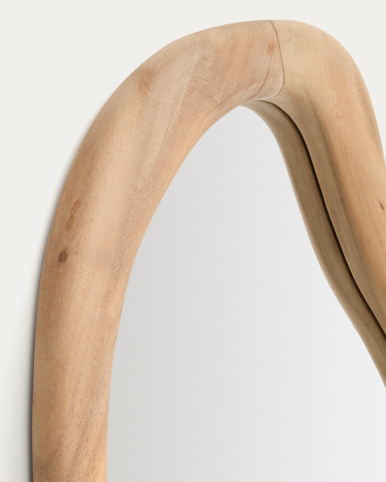 Зеркало La Forma Selem 44 x 4 x h68 см, в деревянной раме с натуральной отделкой