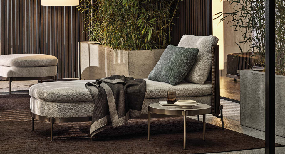 Кушетка Minotti Tape Cord Outdoor