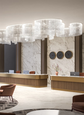 Светильник люстра Masiero Galassia T1 DBL