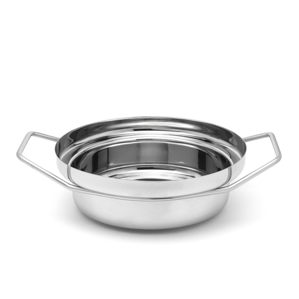 Кастрюля с крышкой KNIndustrie BACK/UP, 4 л, глянцевая сталь