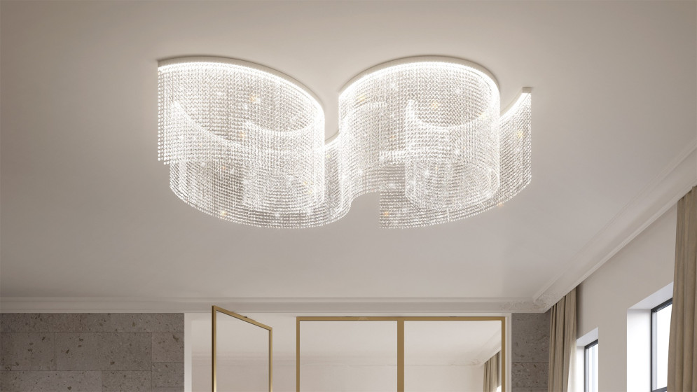 Светильник люстра Masiero Galassia T2 SNG