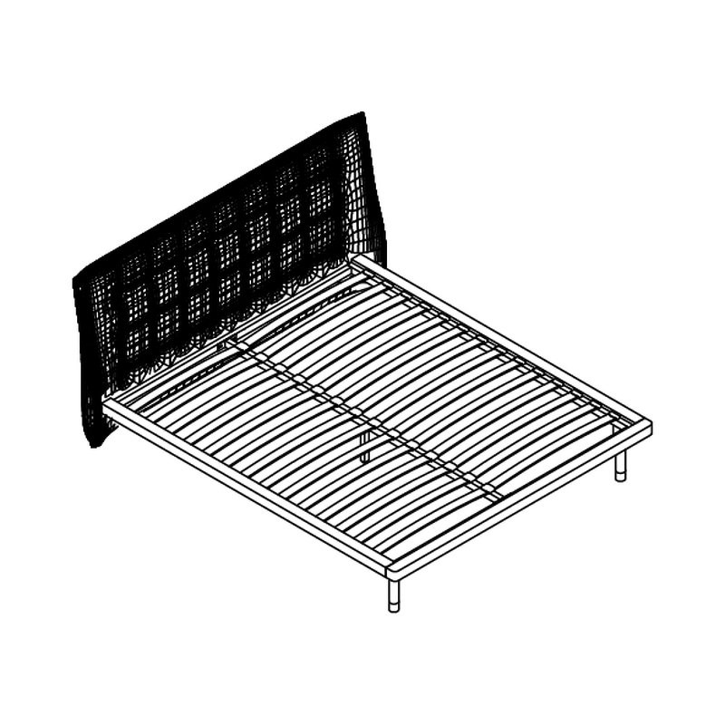 Кровать Mod Interiors Altea 224,5 x 200 x 100h nc105043
