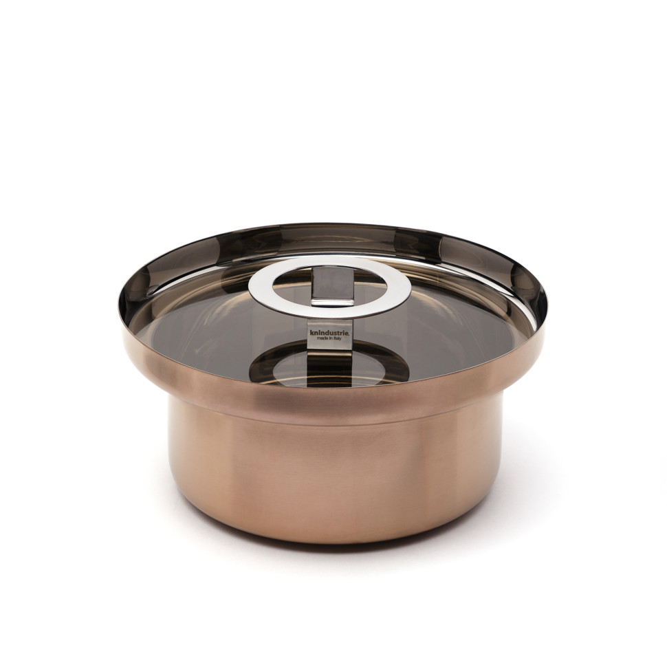 Кастрюля бронзовая с крышкой KNIndustrie FOODWEAR, 1.5 л, нержавеющая сталь