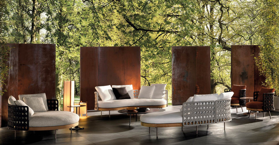 Кушетка Minotti Torii Nest Outdoor