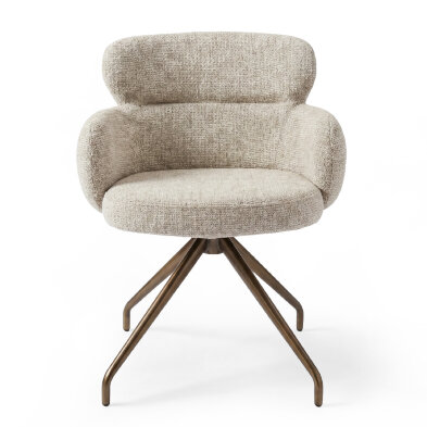 Кресло Fratelli Barri Chairs 60 x 61,5 x h82 см, ткань Milan 120, бронза