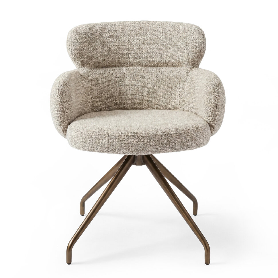 Кресло Fratelli Barri Chairs 60 x 61,5 x h82 см, ткань Milan 120, бронза - фото товара