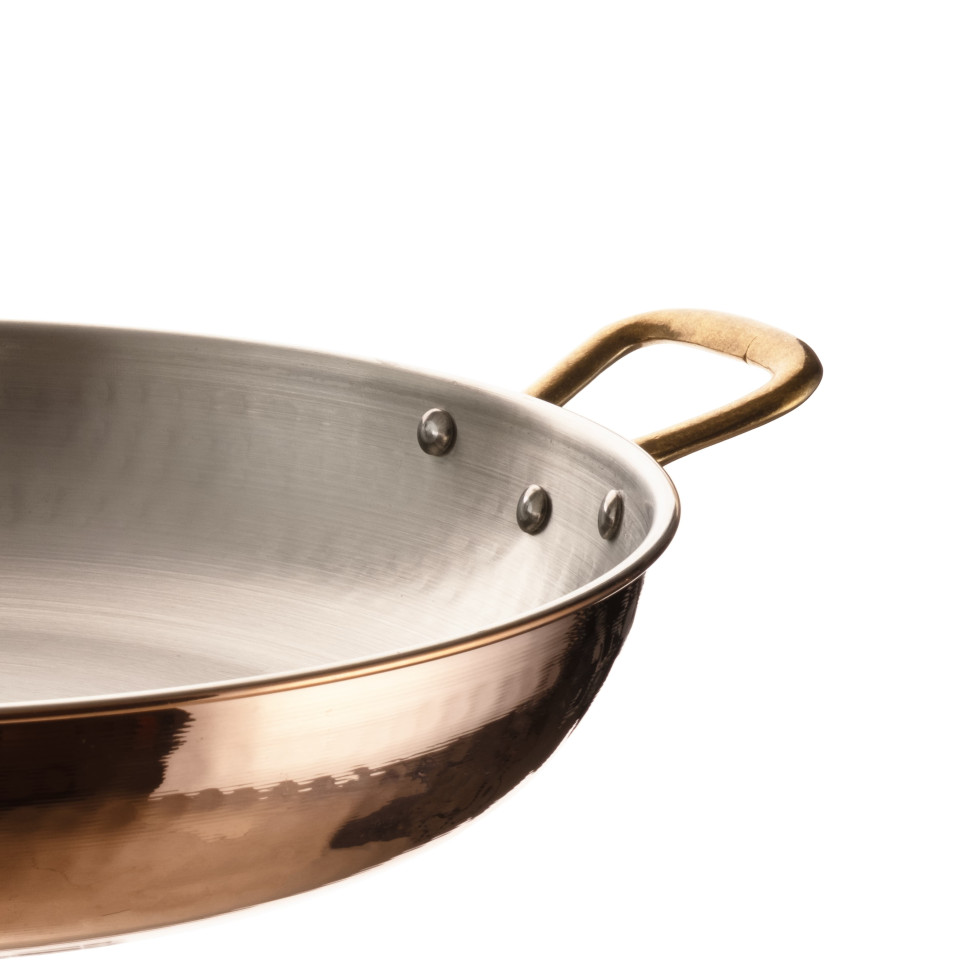 Сковорода для паэльи SchonhuberFranchi Rame, диаметр 36 см, h6 см, 3,6 л, нержавеющая сталь, медь