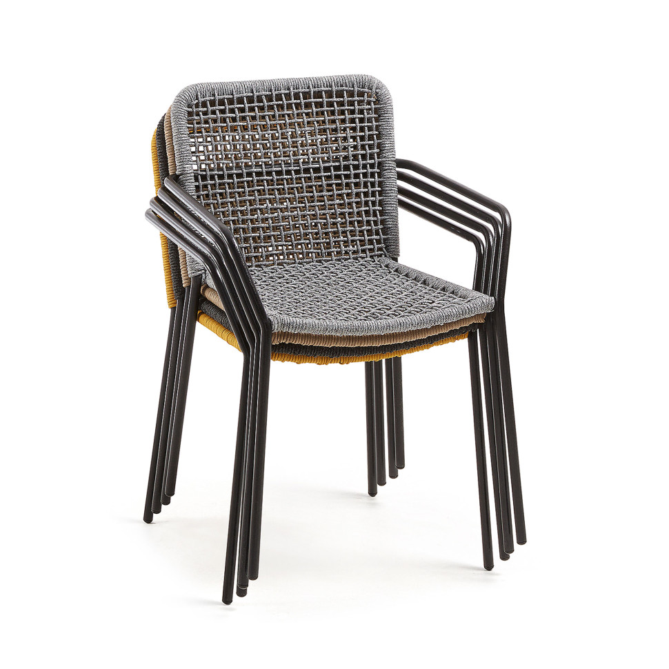 Кресло La Forma Boomer 56 x 60 x h80 см, серое