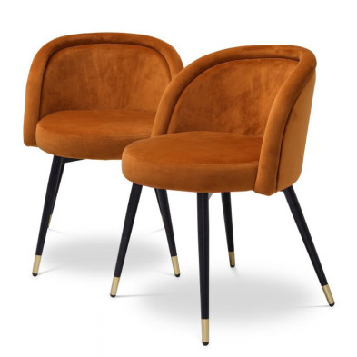 Стул Chloe (2 штуки) Eichholtz Chairs And Sofas 57,5 x 58 x 77h nc85990