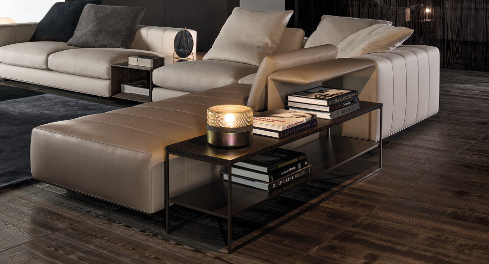 Приставной стол Minotti Calder Bronze