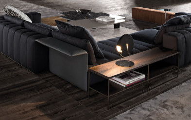 Приставной стол Minotti Calder Bronze