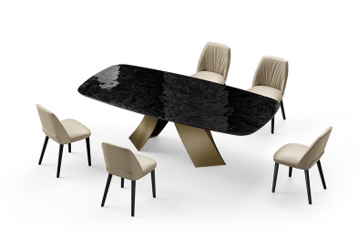 Стол Eforma Twist top cristallo