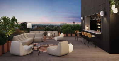 Барный стул Ligne Roset Lapel