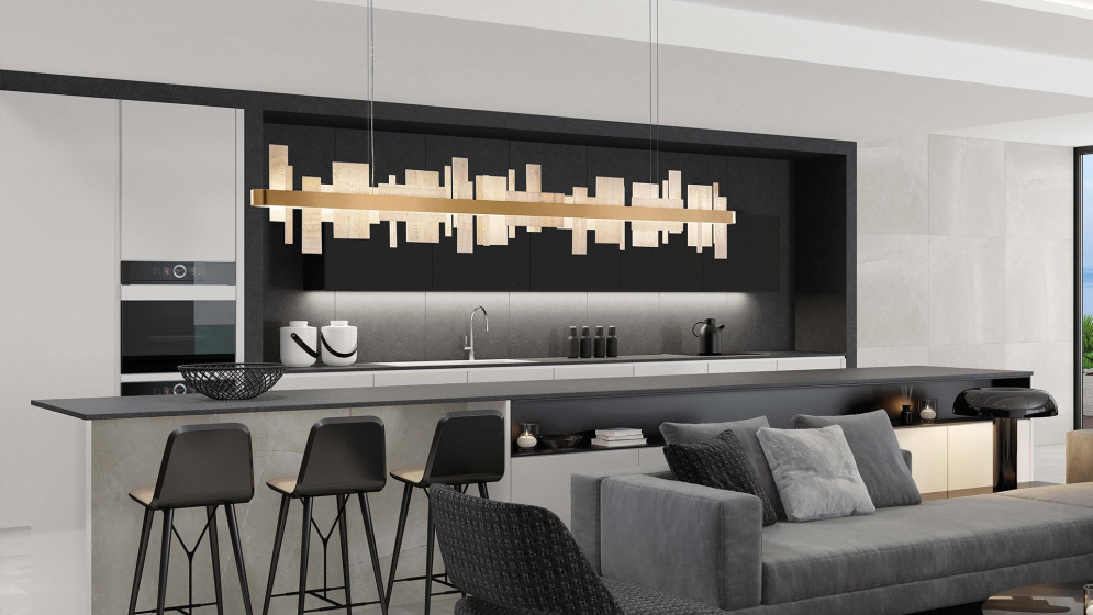 Светильник люстра Masiero Honice Suspension Linear