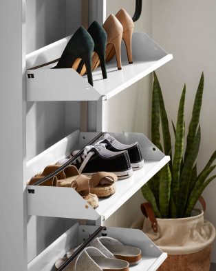 Тумба для обуви Zapatero La Forma 50 x 15 x h103 см, белая