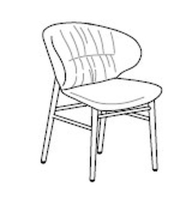 Стул Drop Bontempi Casa Bontempi Casa 58 x 60 x 82h nc92500