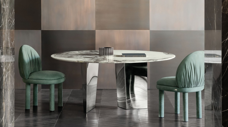 Стол Rugiano Blanco Round - стиль