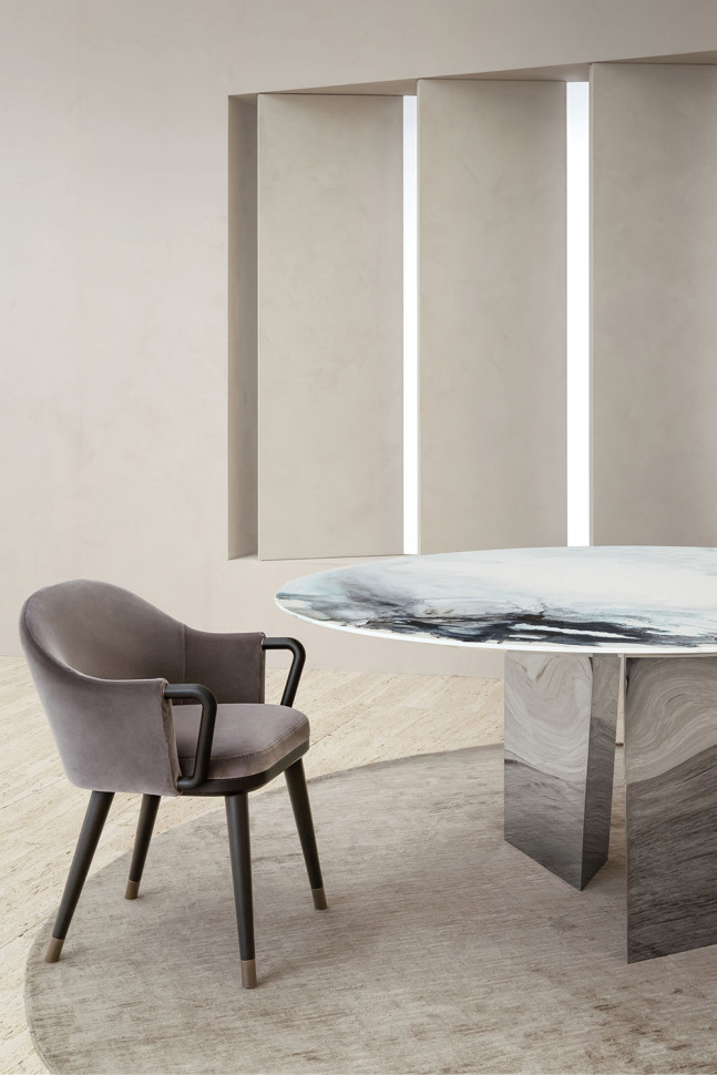 Стол Rugiano Blanco Round - фото товара