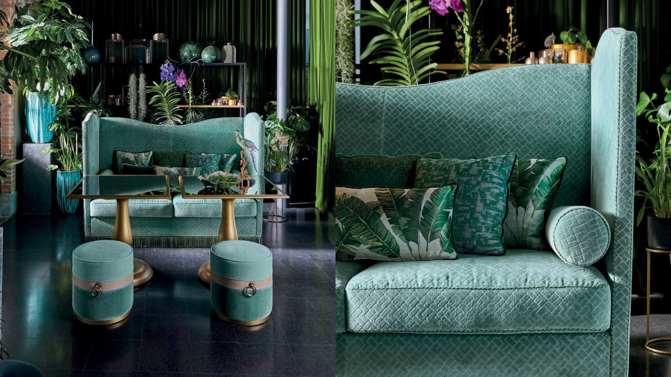 Диван Angelo Cappellini Corolla 34101/D2 - материал