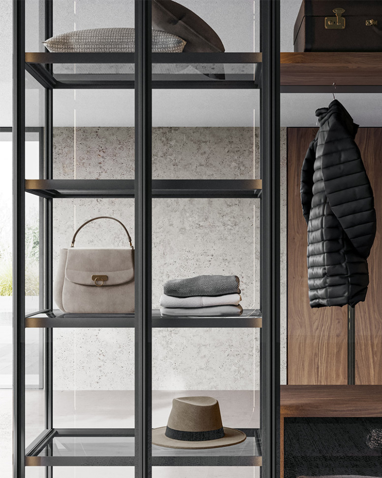 Гардеробная Dallagnese Glass All