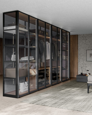 Гардеробная Dallagnese Glass All