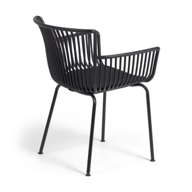 Садовый стул La Forma Surpika 58 x 55 x h80 см, чёрный