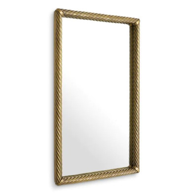Зеркало Eichholtz Salvi rectangular 80 x 4,5 x h50 см, состаренная латунь