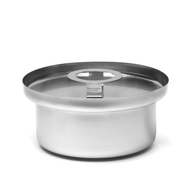 Кастрюля с крышкой KNIndustrie STONE WORK, 4 л, матовая сталь