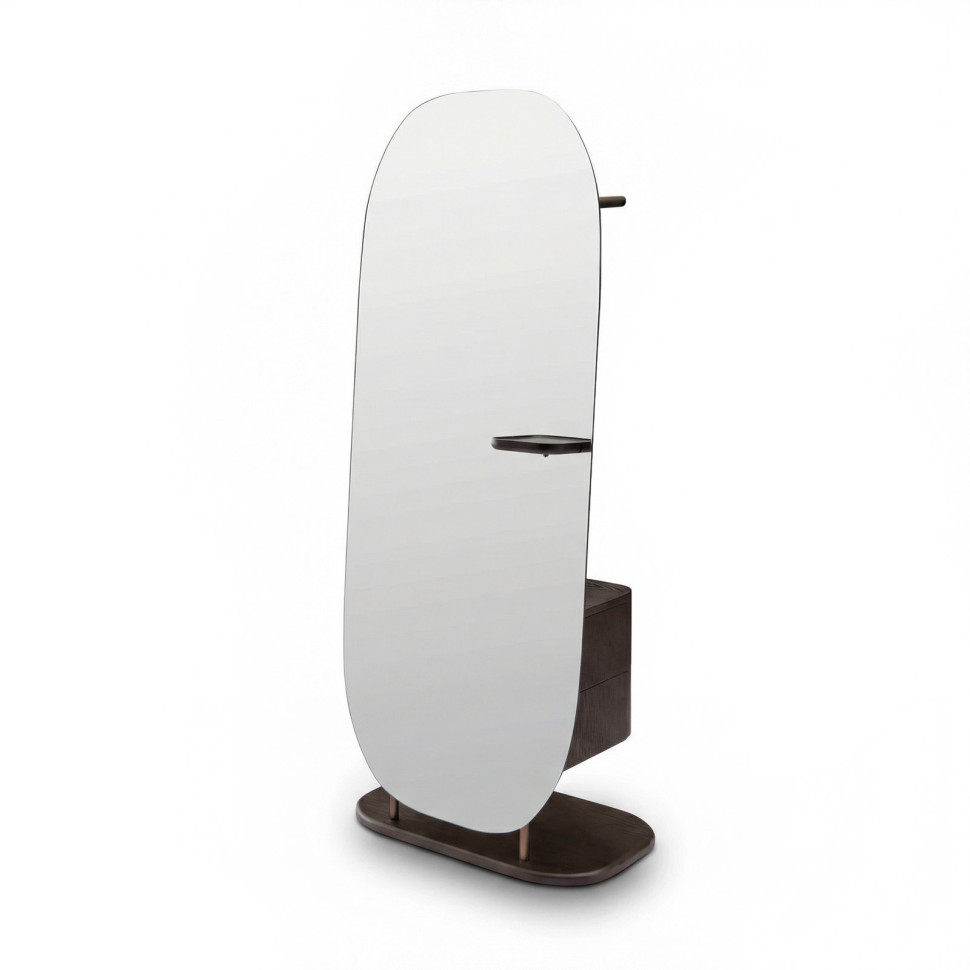 Зеркало Fratelli Barri Olbia 85 x 48 x h180 см, дымчатый шпон ореха - материал