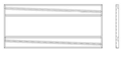 Зеркало Allen Fratelli Barri Allen 180 x 80h nc95298