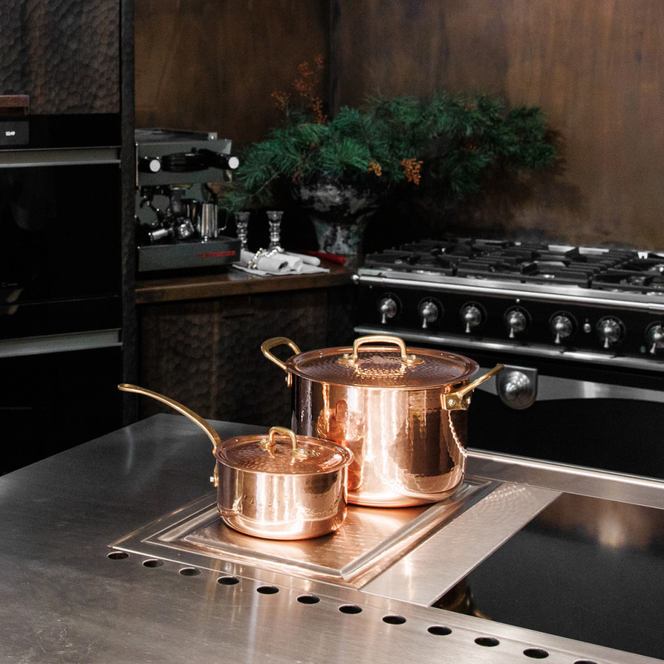 Сотейник SchonhuberFranchi Rame, диаметр 16 см, h9 см, 1,6 л, нержавеющая сталь, медь