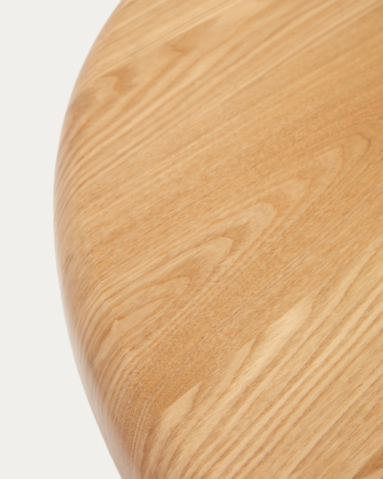 Круглый стол La Forma Mailen диаметр 120 см, натуральный ясеневый шпон