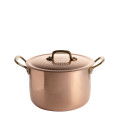 Кастрюля SchonhuberFranchi Rame, диаметр 24 см, h15 см, 5,5 л, нержавеющая сталь, медь