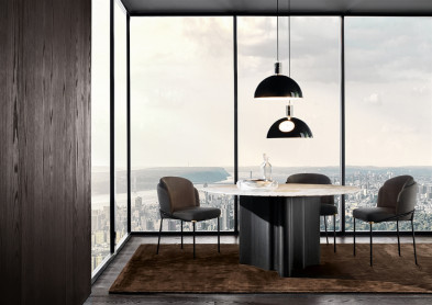 Стул в столовую Minotti Fil Noir